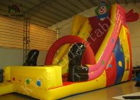 7*4*5.5m Inflatable Dry Slide Clown Theme PVC Bounce Houses For Kids
