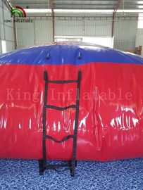 Heat Sealing Colorful Blow Up Water Pillow / Tower Blob PVC Water Toy For Water park