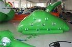 Kids Durable PVC Inflatable Water Toy , White / Green Mini Blow Up Water Iceberg