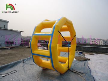 PVC Inflatable Water Toy , OEM / ODM Inflatable Running Water Circle For Water Park