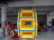 PVC Inflatable Water Toy , OEM / ODM Inflatable Running Water Circle For Water Park