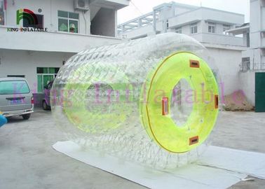 Shining Colorful 1.0mm transparent PVC Blow Up Walk On Water Toy For Kids / Adults