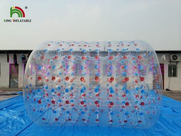 Transparent Inflatable Water Toys Colorful D Ring Water Roller For Adults N Kids