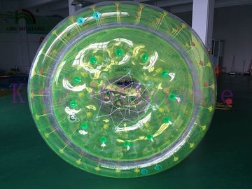 Swimming Pool Inflatable Water Rolling Toy , Fire Resistance PVC / TPU Water Roller