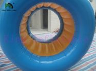 Blue / Yellow Inflatable Water Walking Ball PVC Water Rolling Toy For Water Park