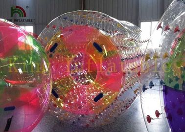 Custom 1.0mm PVC / TPU Inflatable Water Toy , Inflatable Water Walking Rolling Balls