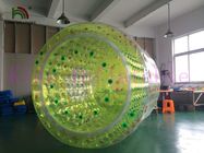 Giant Transparent PVC / TPU Inflatable Water Toy Roller For Kids And Adults