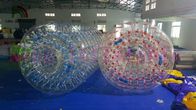 Custom Blow Up Water Rolling Toy 1.0mm PVC tarpaulin and Bumper Zorb Ball