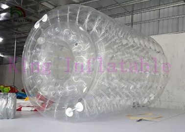 Clear Inflatable Water Toy / Water Rolling Ball  With Clear Dots