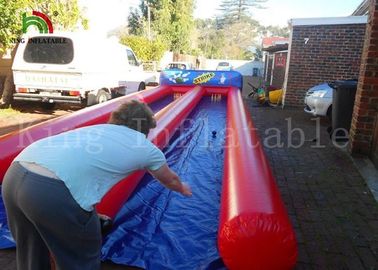 Customized Ourdoor Inflatable Sports Games , Airtight PVC Human Bowling Ball