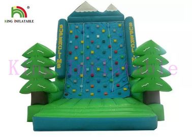 Forest Immersive Rock Climbing 0.55mm PVC Inflatable Sports Games / Climbing Wall