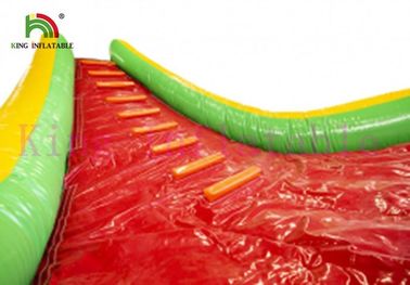 Round Volcano PVC Inflatable Dry Slide / Blow Up Slide For Rental Business