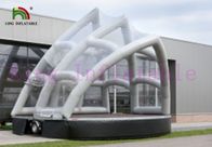 White PVC Inflatable Event Tent With Sydney Opera House Shape And Transparent Roof