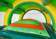 Colorful Wild Animal Inflatable Bouncy Tent Kids PVC Bouncer With Small Hill