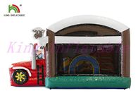 Attractive  Farm Theme PVC Blow Up Bouncy Tractor / Childrens Bouncy Castle