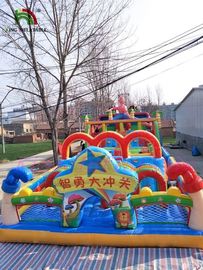 Customize Spiderman Multiplay Inflatable Obstacle Course  2 Years Warranty