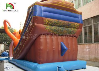 PVC Tarpaulin Commercial Inflatable Dry Slide Fire retardant Slide For Adults / Kids