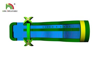 Blue Small Inflatable Dry Slides With Double And Quadruple Stitching