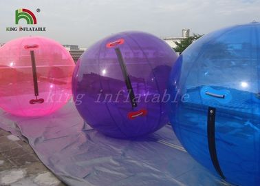 Durable colorful Inflatable Walk On Water Ball 2m Dia 1.0mm Waterproof PVC For Rental