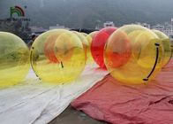 Durable colorful Inflatable Walk On Water Ball 2m Dia 1.0mm Waterproof PVC For Rental