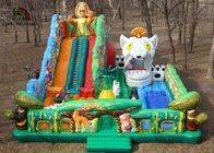 Children Jungle Theme Inflatable Amusement Park With 2 Years Warranty