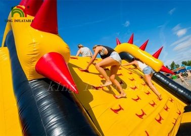 EN14960 Inflatable Sports Games / Inflatable Obstacle Course With CE Blower