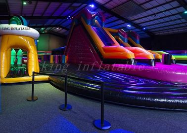 Customized Size Inflatable Amusement Park For Kids Anti - Ruptured