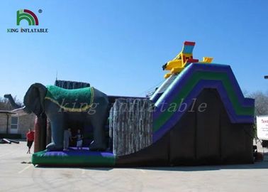 Commercial Multipropose Inflatable Amusement Park Amazing Design Non - Toxicity