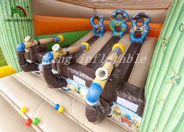 Inflatable Simulate Shooting Field Unique Contest Sport Game For Festival