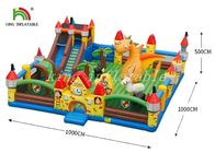 Outdoor Giant Inflatable Amusement Park Colorful PVC Tarpaulin Combo Playground