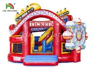 Happy World Inflatable Amusement Park Durable PVC Combo Playground For Toddler