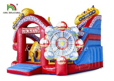 Happy World Inflatable Amusement Park Durable PVC Combo Playground For Toddler