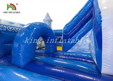 Durable PVC Palace Castle Inflatable Jumping Castle Combo Slide Digital Printed