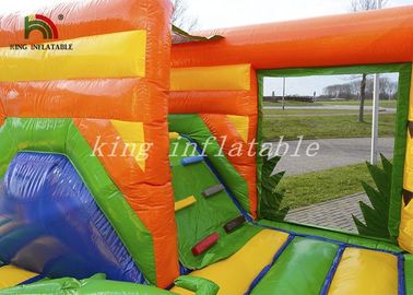 0.55mm PVC Tarpaulin Inflatable Commercial Bounce Houses Combo Playground