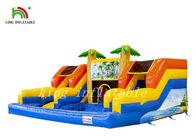 Waterproof PVC Inflatable Water Slide With Pool / Bouncer Combo Playground