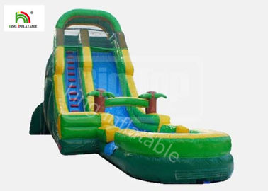 12 Stair Inflatable Water Slip And Slide With Pool PVC Tarpaulin EN14960