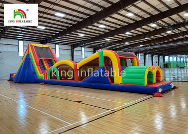 Giant Inflatbale Sport Games Blow UP Obstacle Course For Kids 2 Years Warranty