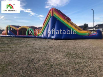 Giant Inflatbale Sport Games Blow UP Obstacle Course For Kids 2 Years Warranty