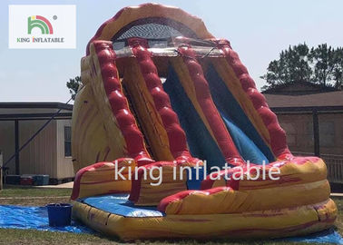 Colorful Big Inflatable Dry Slide / Children 'S Bounce House With Slide