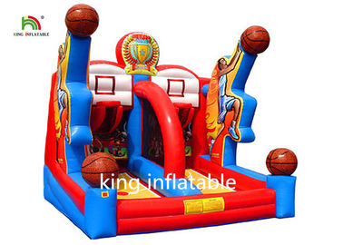 Customized Basketball Shooting Inflatable Sports Games For Adults Oxford