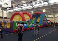 Customized Small PVC Inflatabel Obstacle Sport Games With Slide For All Ages