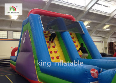 Customized Small PVC Inflatabel Obstacle Sport Games With Slide For All Ages