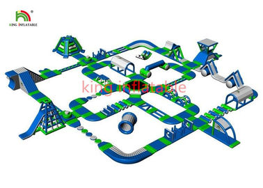 Giant Inflatable Floating Water Park Equipment For Beach Amusement