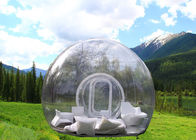 4.5m Transparent Inflatable Bubble Tent With Tunnel For Outdoor Camping Rent