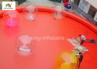 Red Large Inflatable Swimming Pools For Adults Outside Commercial Activity