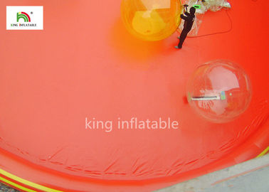 Red Large Inflatable Swimming Pools For Adults Outside Commercial Activity