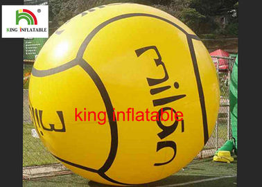 Yellow Inflatable Water Walking Ball 1.0 Mm Pvc 45*30*30cm CE