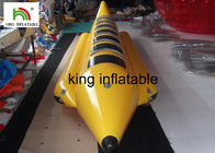 Exciting Water Games Inflatable Fly Fishing Boat / Inflatable Banana Boat For 10 Persons