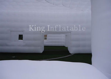 White Color Exhibition Trade Show Inflatable Event Tent With Window