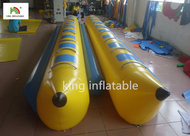 Customized PVC Tarpaulin Inflatable Banana Boat / Fly Fishing Boat Inflatable 2.1m